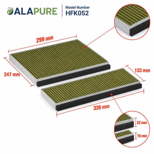 Alapure Cleanair Plus geschikt voor Siemens 17008358 / LZ11KKB16 (2st.)