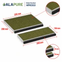 Alapure geschikt voor Bosch CleanAir Plus Koolstoffilter DWZ1BK1I6 / 17008032 (3st.)