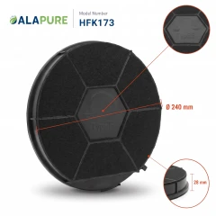 Alapure Koolstoffilter geschikt voor WPRO Type 28 / CHF28/1 / CHF289B