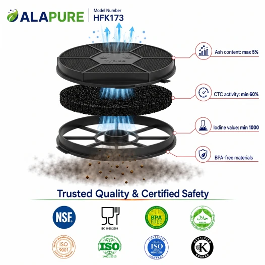 Alapure Koolstoffilter geschikt voor WPRO Type 28 / CHF28/1 / CHF289B
