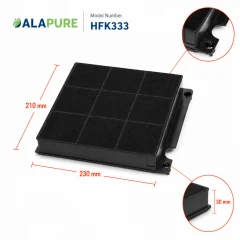 Alapure Koolstoffilter geschikt voor Zanussi MCFE01ST / 9029800456 / Type 15 / 9029793818 / MCFE01