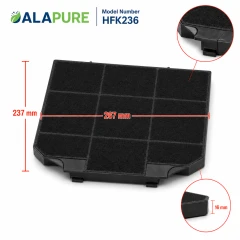 Alapure Koolstoffilter geschikt voor Zanussi MCFE04 / 9029800480 / EFF72