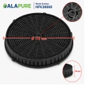 Alapure Koolstoffilter geschikt voor Bauknecht 482000009691 / AMC072 / 484000008824
