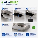 Alapure Koolstoffilter geschikt voor Bauknecht 482000009691 / AMC072 / 484000008824