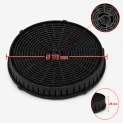 Privileg Koolstoffilter 484000008824 / AMC072 (2 St.)