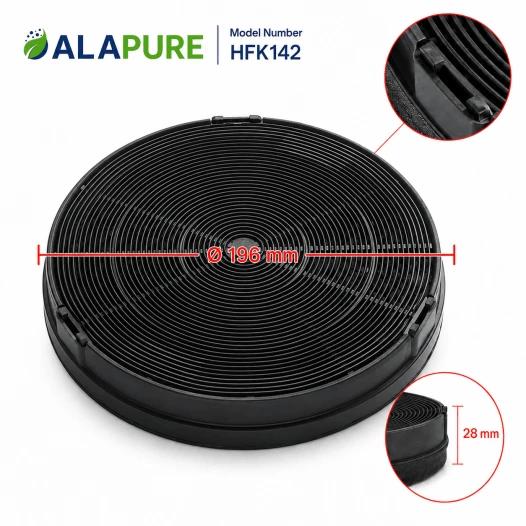 Alapure Koolstoffilter geschikt voor WPRO FAC529 / Type F196