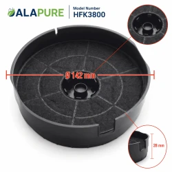 Alapure HFK3800 Koolstoffilter geschikt voor 4055374690 / MCFE37 / CFC0038000 / 752620 / 484000008782 (2St.)