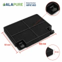 Alapure Koolstoffilter geschikt voor Thermor Type 141 / CHF141/1 (2St.)