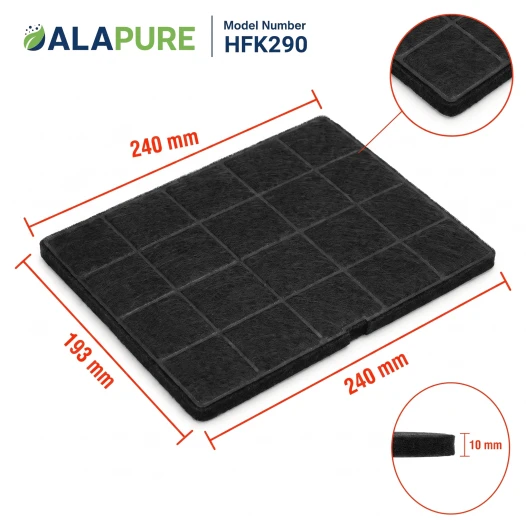 Alapure Koolstoffilter geschikt voor Juno ECFB01ST/ 9029798767 / ECFB01