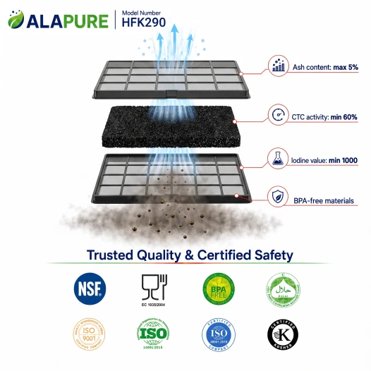 Alapure Koolstoffilter geschikt voor Juno ECFB01ST/ 9029798767 / ECFB01