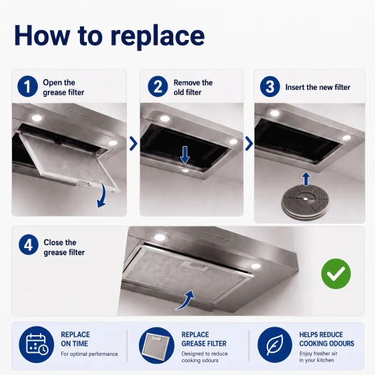 Beko Koolstoffilter KF9197063655 / 115725