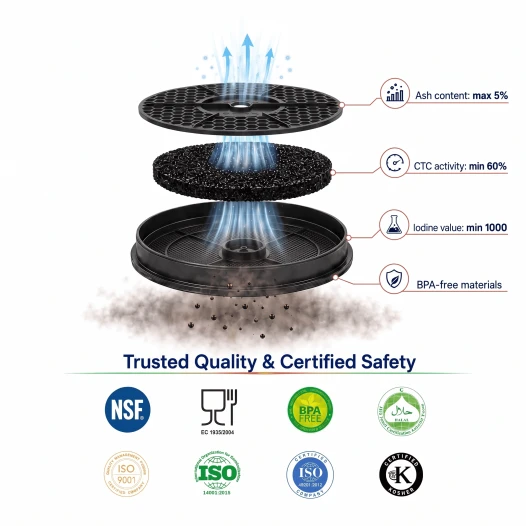 Beko Koolstoffilter KF9197063655 / 115725