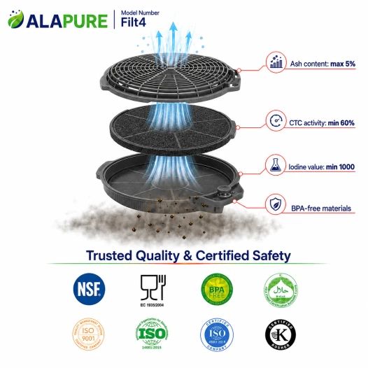 Alapure Filt4 Koolstoffilter geschikt voor CARBFILT4 / 02859394