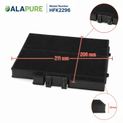 Alapure HFK2296 Koolstoffilter geschikt voor 11022296 / DWZ0DX0A0 / LZ10DXA00