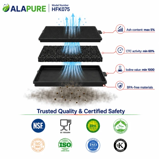 Alapure Koolstoffilter geschikt voor Constructa 00744075 / 744075
