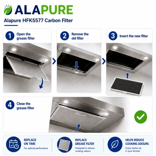 Alapure Koolstoffilter geschikt voor Balay 00465577 / 465577