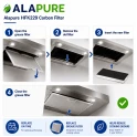 Alapure Koolstoffilter geschikt voor Balay 00434229 / 434229 / DHZ4506