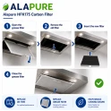 Alapure Koolstoffilter geschikt voor Bosch 00361047 / 361047