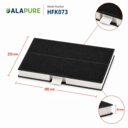 Alapure Koolstoffilter geschikt voor Neff 00744073 / 744073 / Z5133X1