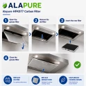 Alapure Koolstoffilter geschikt voor Siemens 00744077 / 00669659 / 744077