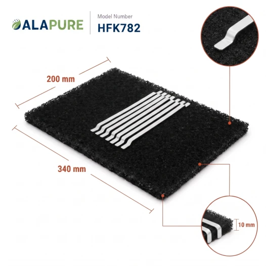 Alapure Koolstoffilter geschikt voor Brandt 74X7954 (3St.)