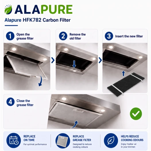 Alapure Koolstoffilter geschikt voor Brandt 74X7954 (3St.)