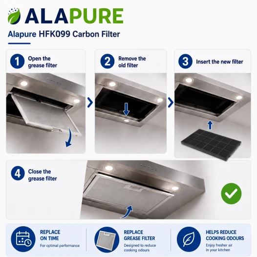 Alapure Koolstoffilter geschikt voor Brandt 70X1710 / KF12