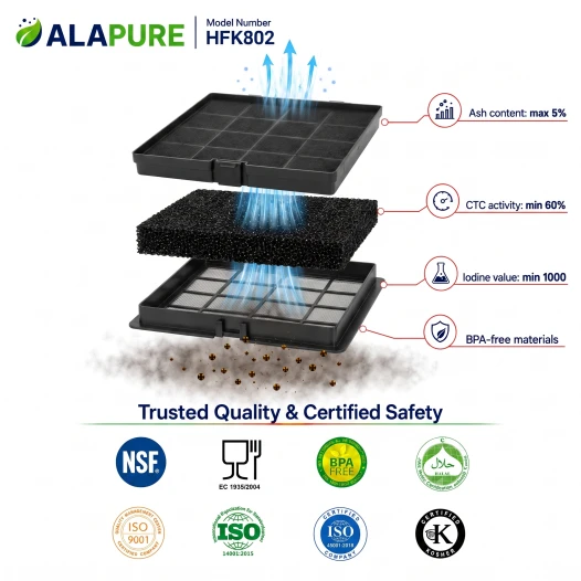 Alapure Koolstoffilter geschikt voor DeDietrich AH4063U1 / 77X9377