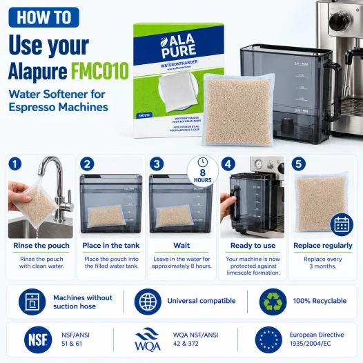 Alapure Espressomachine Reservoir Ontkalkingszak FMC010