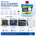 Alapure Reiniger Vaatwasser geschikt voor Bosch 00312361 / 311993 / 311565