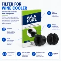 Alapure Wijnklimaatkast Filter geschikt voor Gaggenau 00467217 / RA0502007