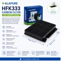 Alapure Koolstoffilter geschikt voor Juno MCFE01 / 9029800456 / Type 15 / 9029793818
