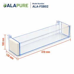Alapure Flessenbak geschikt voor Siemens Koelkast Flessenbak 704760 / 00704760 / 470x125mm