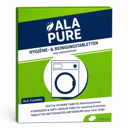 Alapure Reiniger en Geurverfrisser geschikt voor AEG 9029865608 / Super Clean voor Wasmachines (3X50GR)
