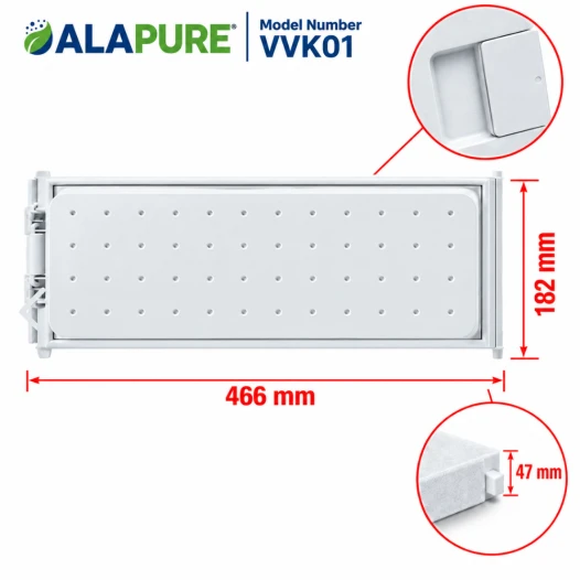 Alapure Vriesvakdeur geschikt voor Siemens 00447344 / 447344
