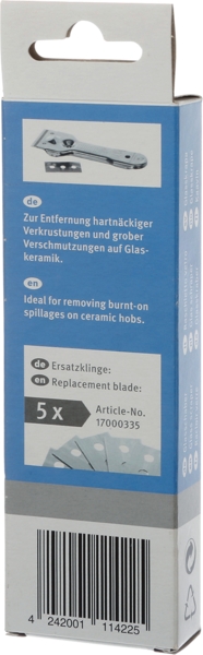 Bosch Glasschraper Voor glaskeramische kookplaten 17000334