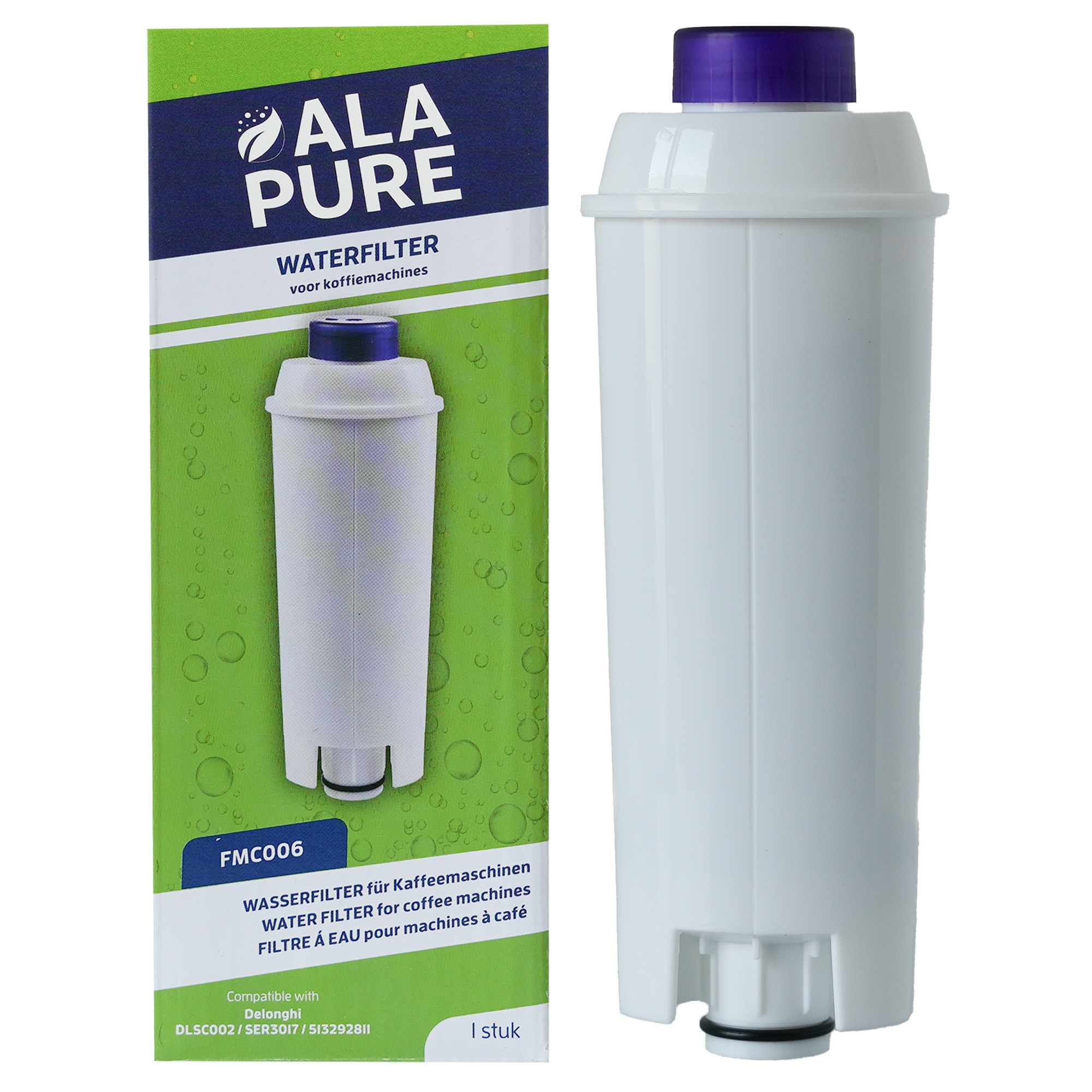 Alapure Waterfilter geschikt voor Delonghi DLSC002