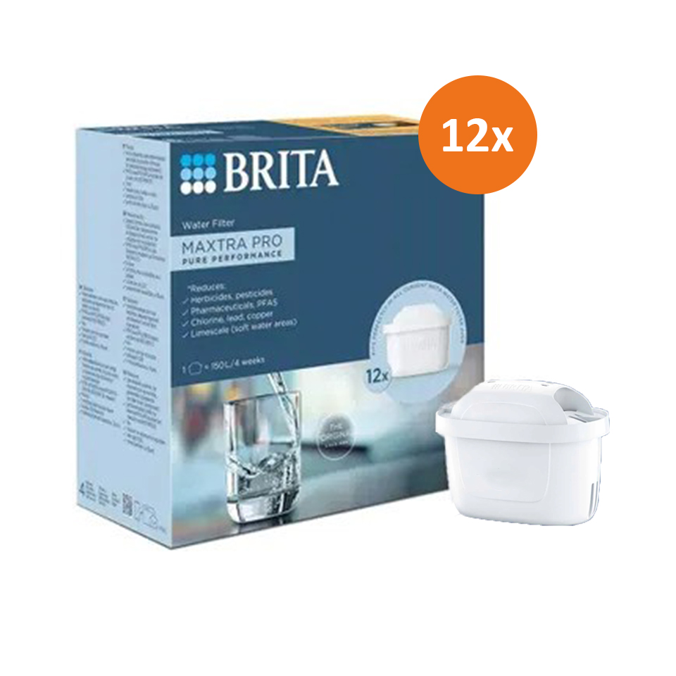 BRITA MAXTRA PRO Pure Performance Waterfilters 12-pack – filtert PFAS
