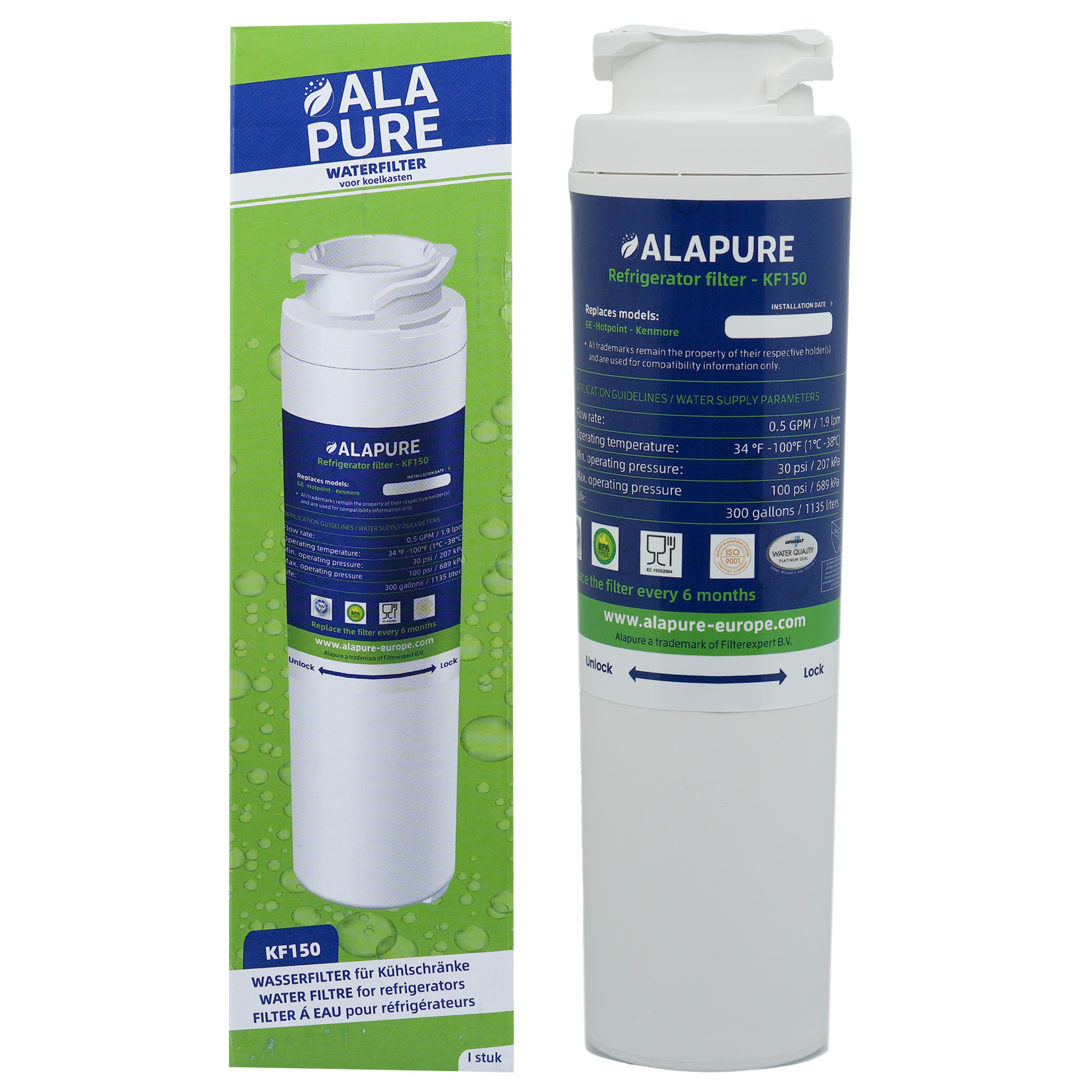 Alapure Waterfilter geschikt voor Iomabe MSWF